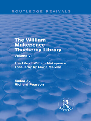 cover image of The William Makepeace Thackeray Library